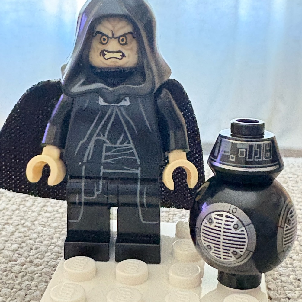 Star Wars Lego Black and White Minifigure Set